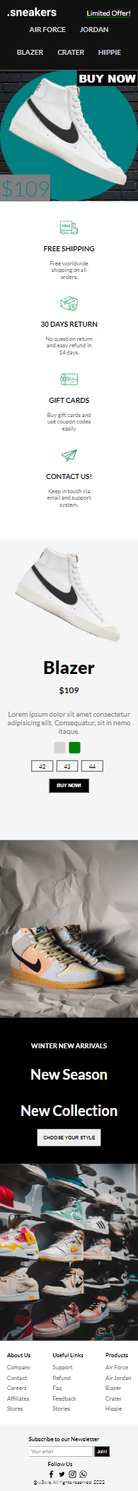 image for an e-commerce website designed by w3wiz